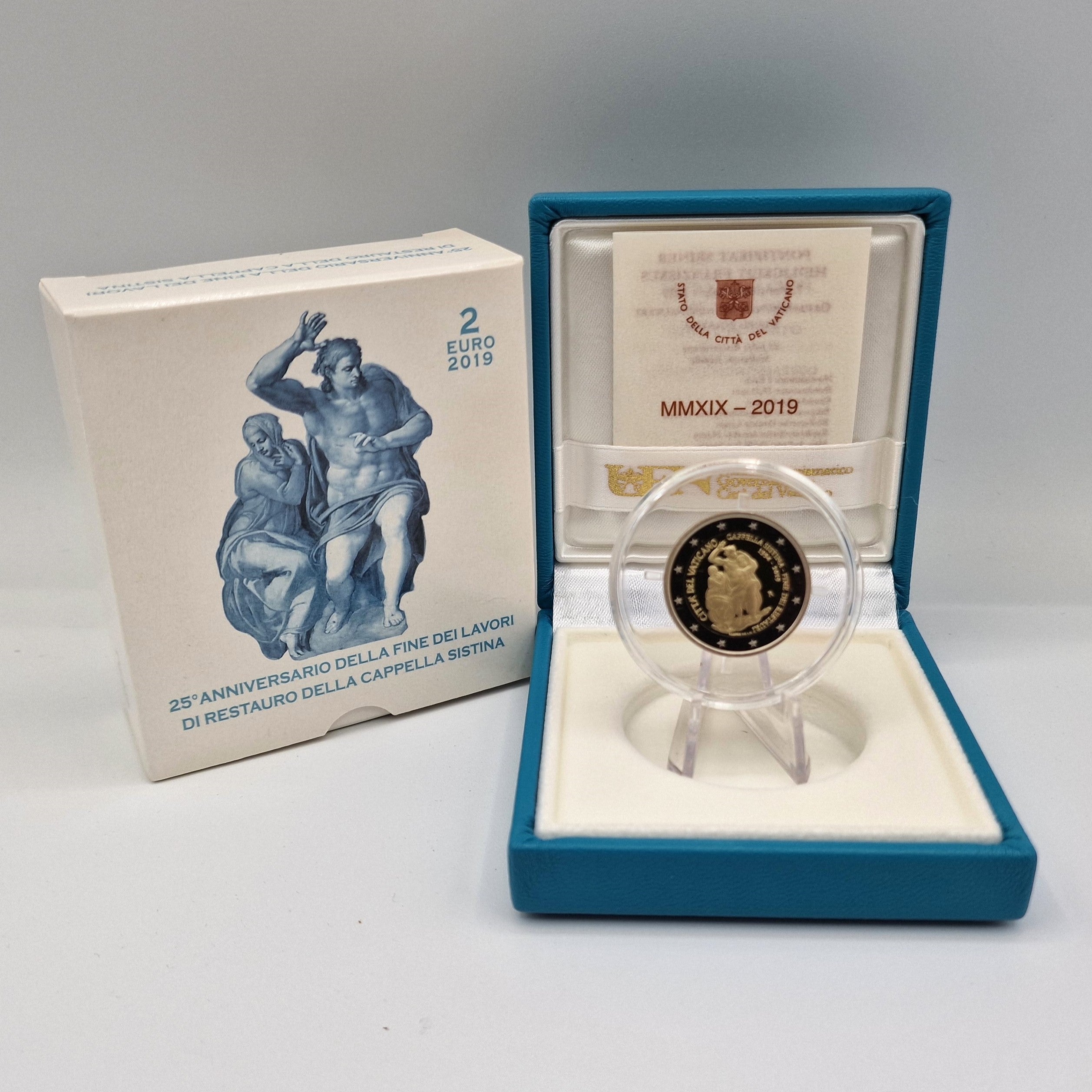 2019 "Capela Sistina" - 2€ Vaticano Proof